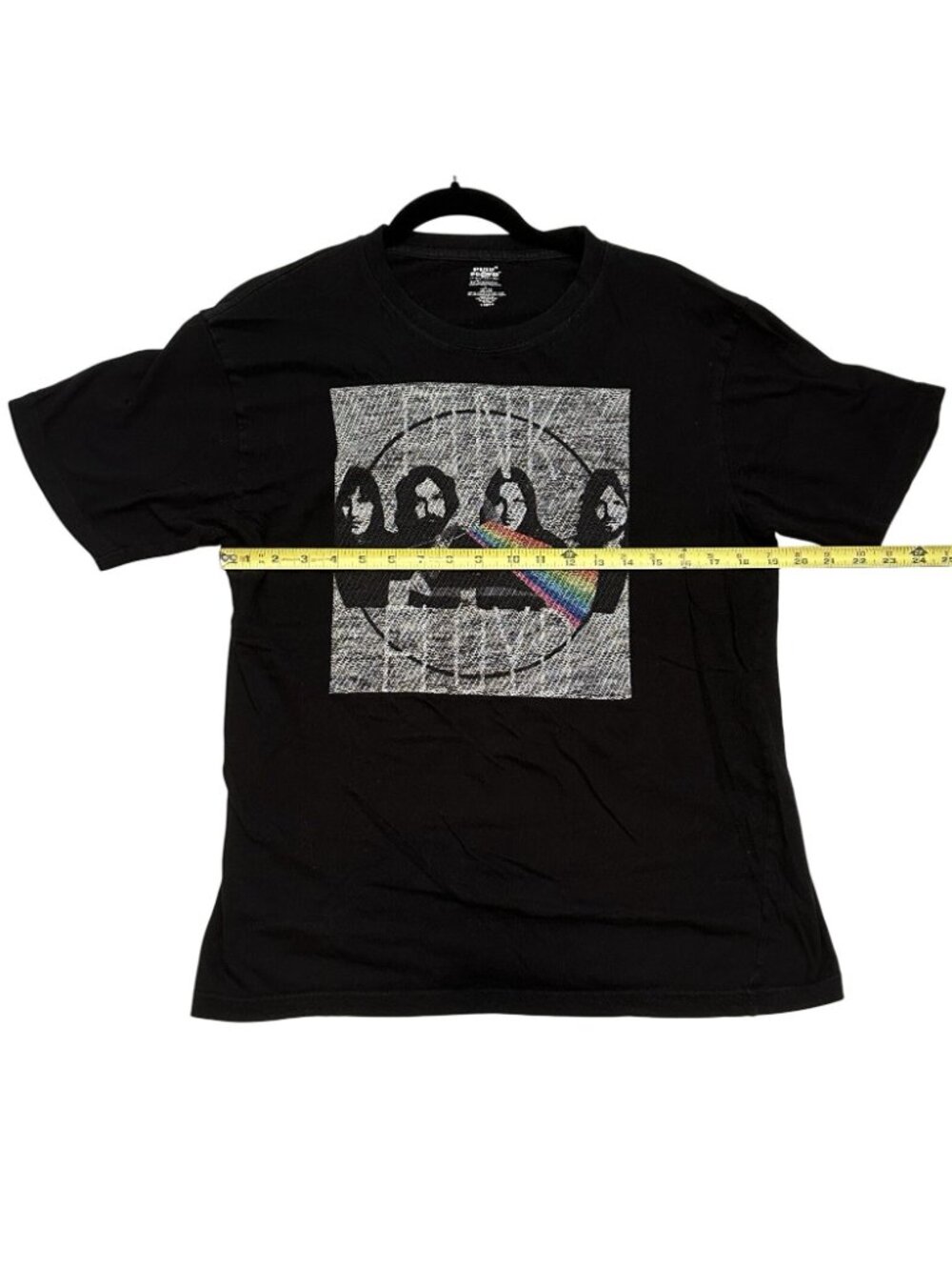 Pink Floyd T-shirt Classic Rock Dark Side of Moon Stitched Graphic Black Large - Picture 7 of 10